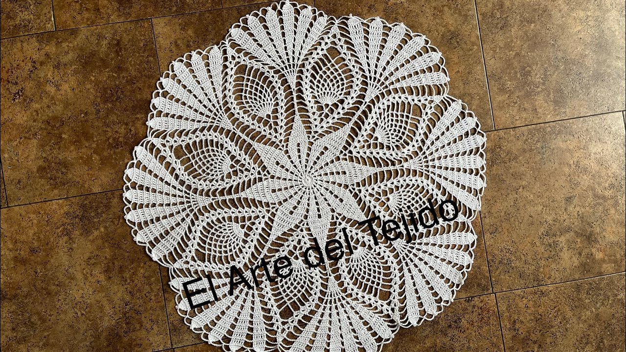 Centro de mesa Tejido a crochet