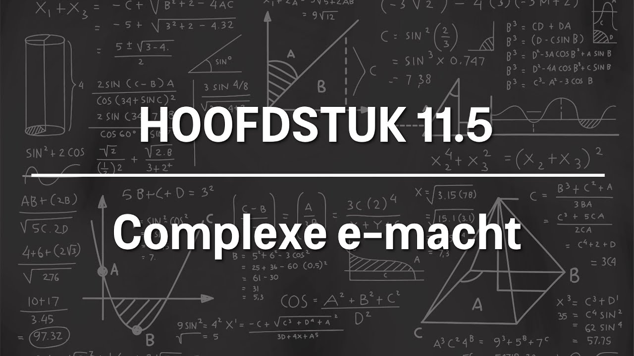 Complexe Getallen - Complexe e-macht