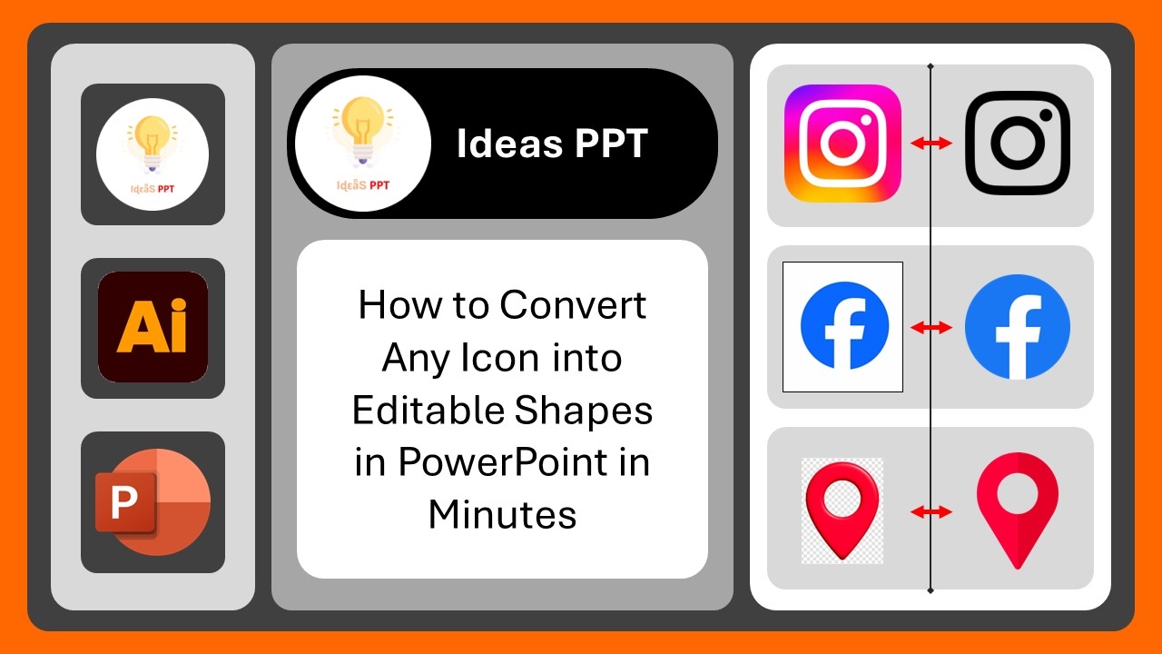 How to Convert Any Icon into Editable Shapes in PowerPoint in Minutes