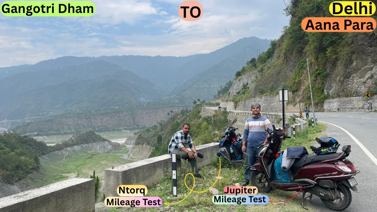 Gangotri Dham Se Delhi Aana Para 😎| TVS Ntorq | TVS Jupiter 125 | Char Dham Yatra | Long Ride