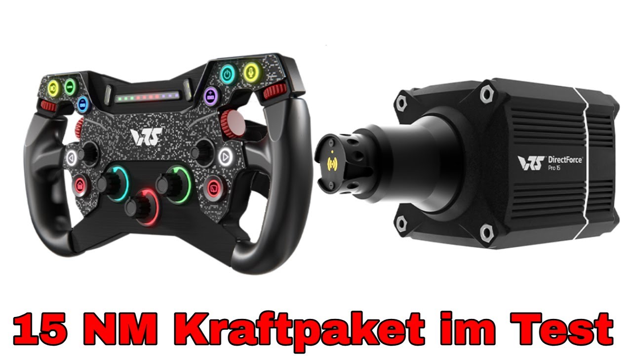 VRS DFP15 Wheel Base und R295 Steering Wheel - High end Base und Mittelklasse Wheel im A-Z Review