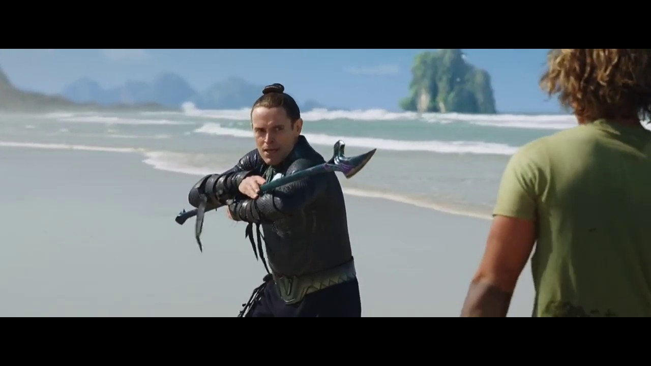 Young Aquaman (Arthur Curry's) Trident Training With Vulko; Aquaman (2018) in FULL HD