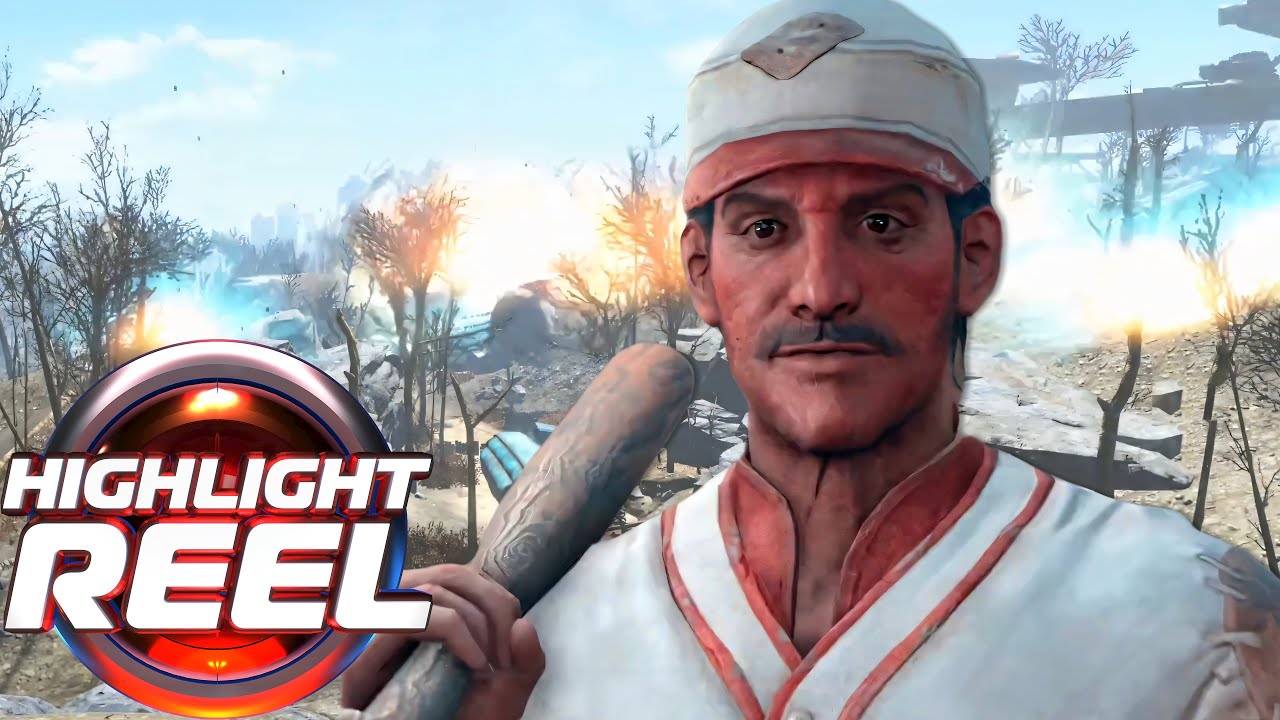 Модифицированное оружие Fallout уничтожает игру | Highlight Reel # 741