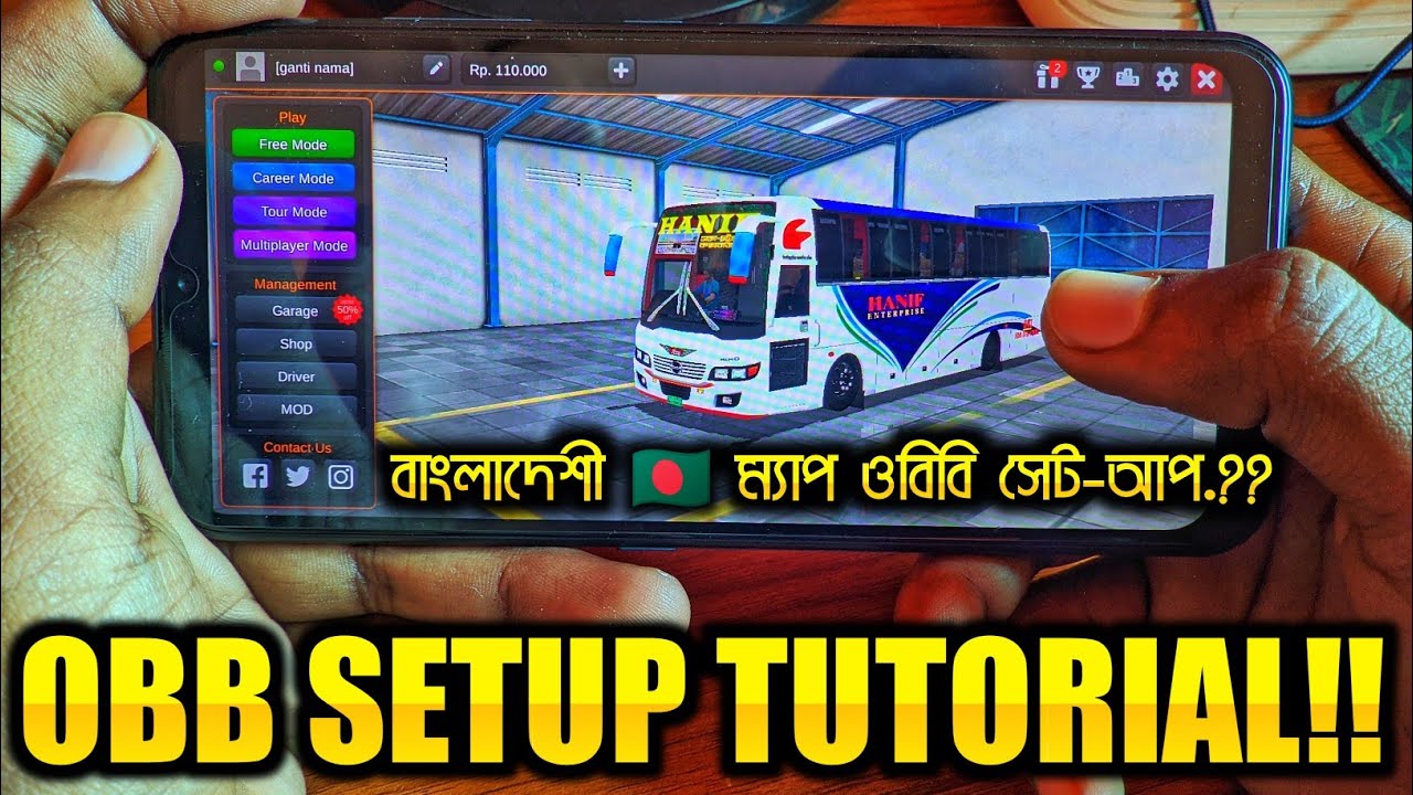 How To Setup Bangladesh Map Obb In Bus Simulator Indonesia || কিভাবে ওবিবি সেটআপ করবেন.?