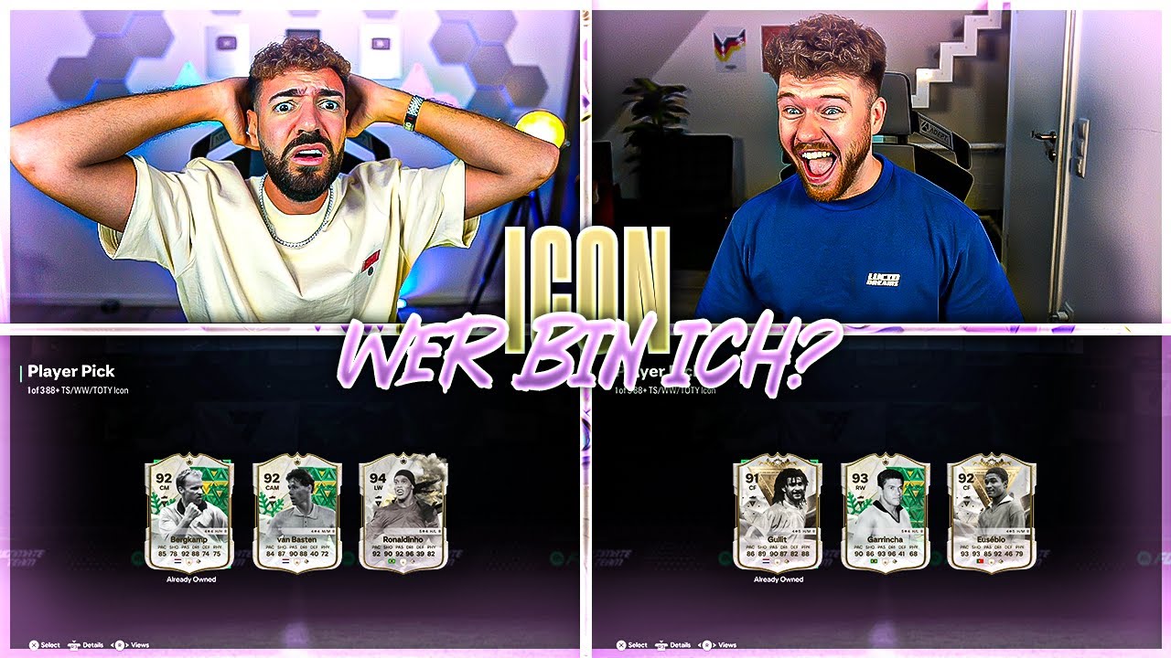 MEGA FAIL! 🚨😂 ICON WER BIN ICH? 😱 Wakez vs. Proownez EA FC24!!