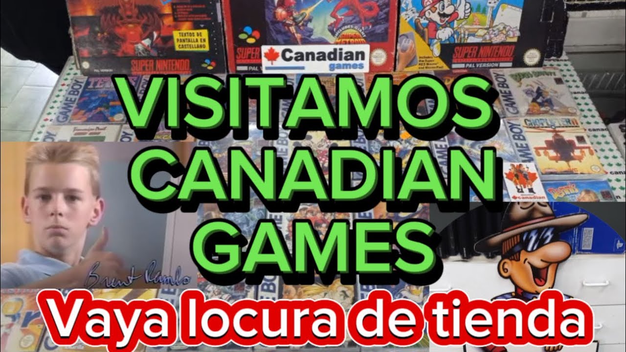 Visitamos CANADIAN GAMES y flipamos con todos los VIDEOJUEGOS que tienen‼️🔥