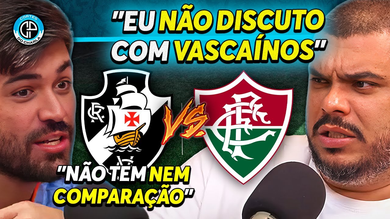 TRETA AO VIVO: QUEM &Eacute; MAIOR? VASCO OU FLUMINENSE?