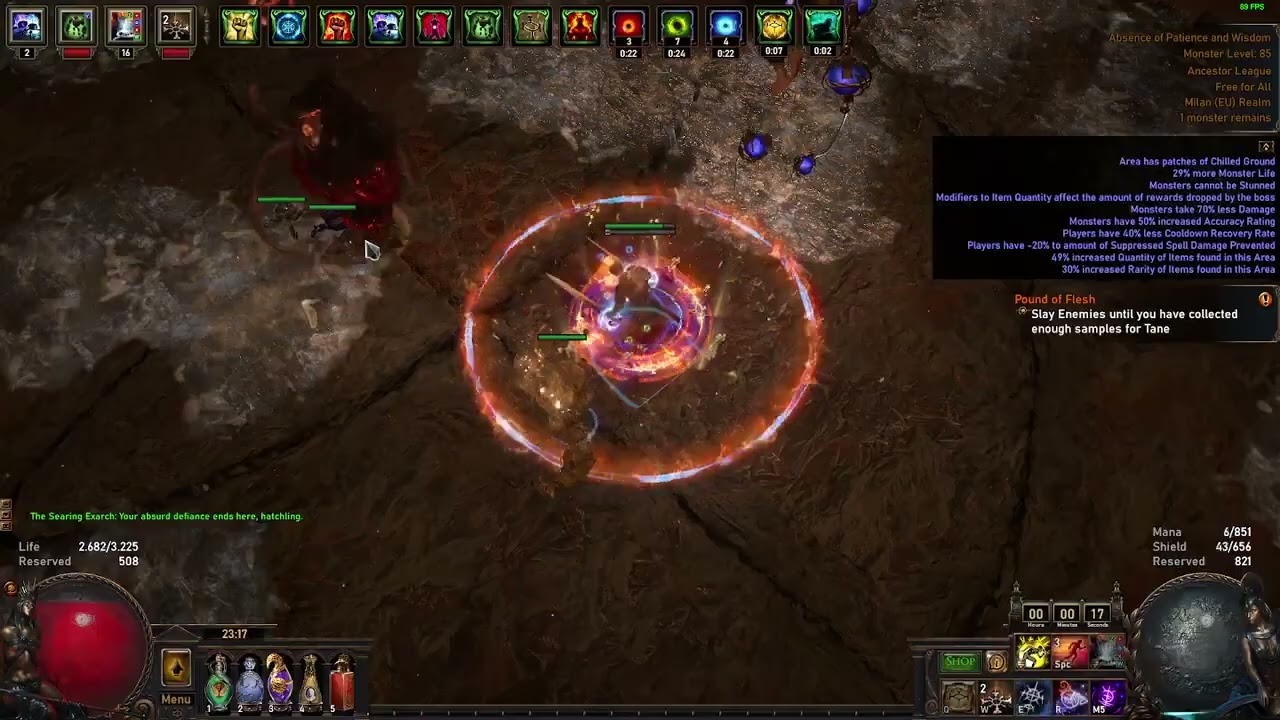 Eternity Shroud Explosive Trap Uber Exarch
