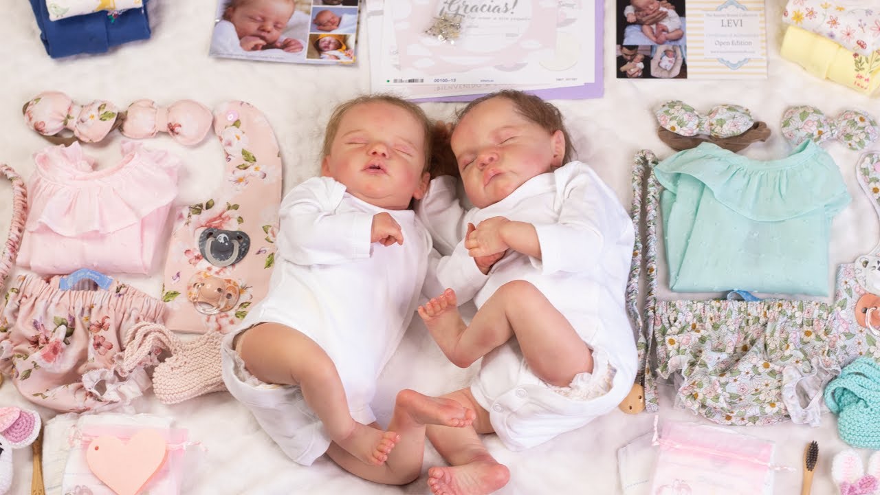 Rutina Bebés Reborn Gemelas / Sculpture kits Sam & Levi
