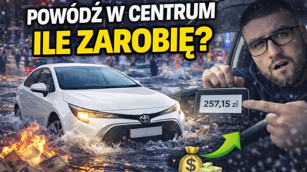 POW&Oacute;DZ W CENTRUM, ILE ZAROBIE NA UBER/BOLT