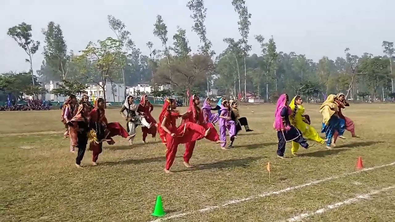 Punjabi dance on Annual Sports day celebration at PM SHRI KV Dappar 2023