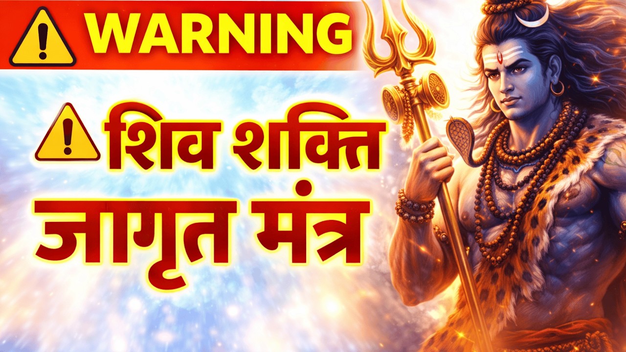 ⚠ शिव शक्ति जागृत मंत्र | WARNING Powerful Shiva Shakti Mantra | तुरंत असरकारी जप 🔱 #shiv #bhajan