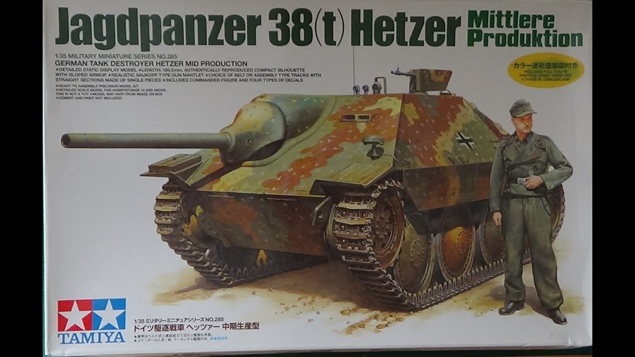 TAMIYA 1 35 JAGDPANZER 38T KIT No35285 BUILD UPDATE 1
