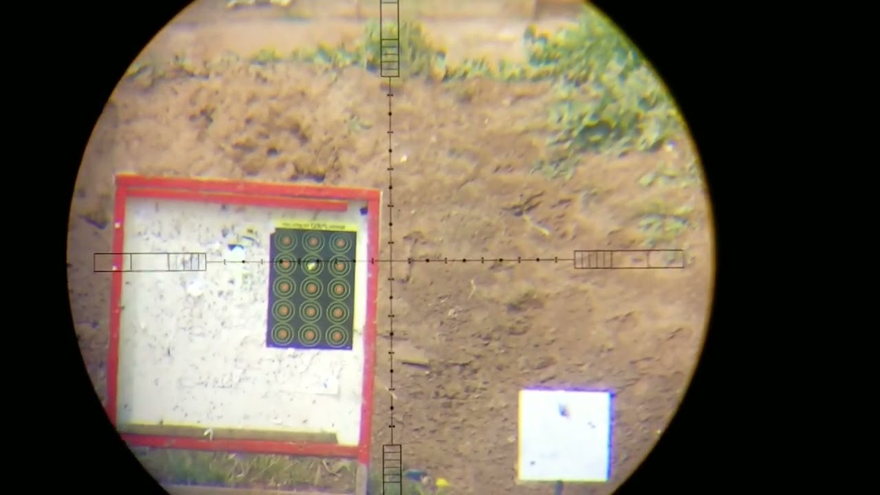22 Altaros 32.3 gr. little beyond 100 yards. mostly stock mk2 impact with pin probe and Huma V2 TP