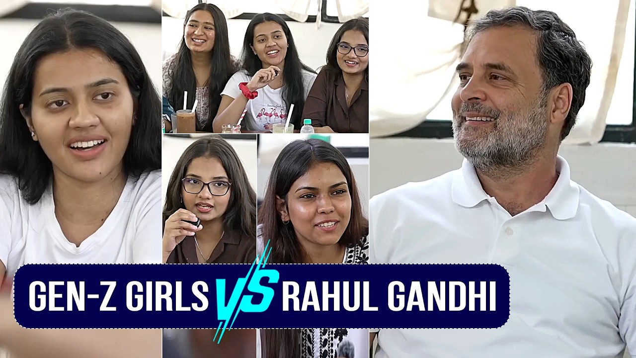 GEN-Z GIRLS VS RAHUL GANDHI | Rahul Gandhi Funny Interaction With Gen Z Girls | Politics | News Buzz