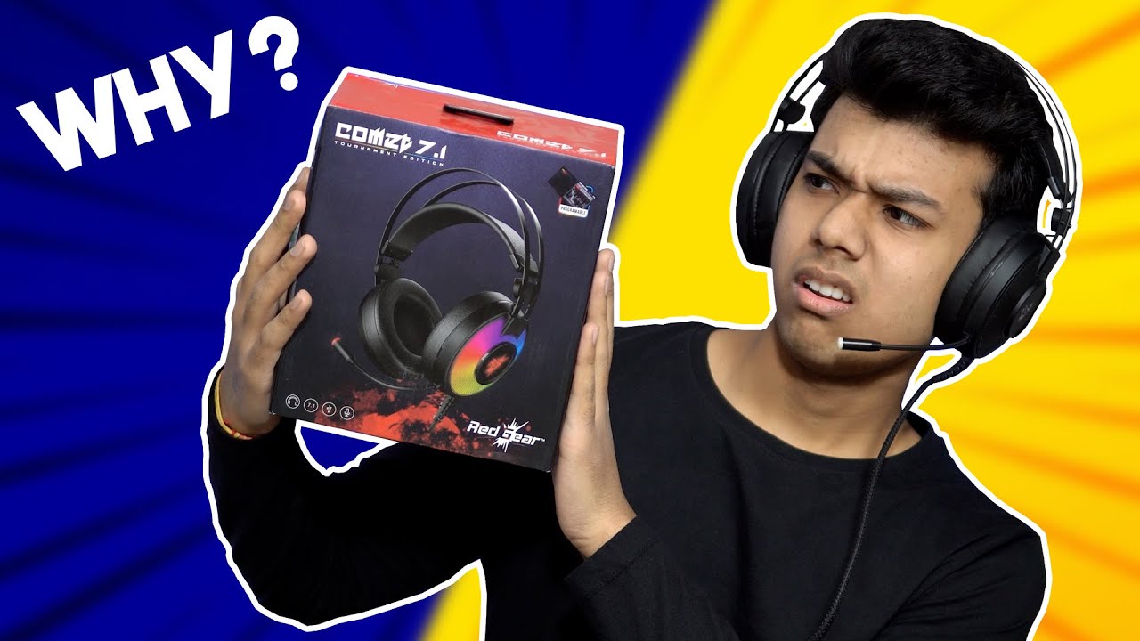 Redgear Comet 7.1 RGB Gaming Headphones Review - Why Redgear?