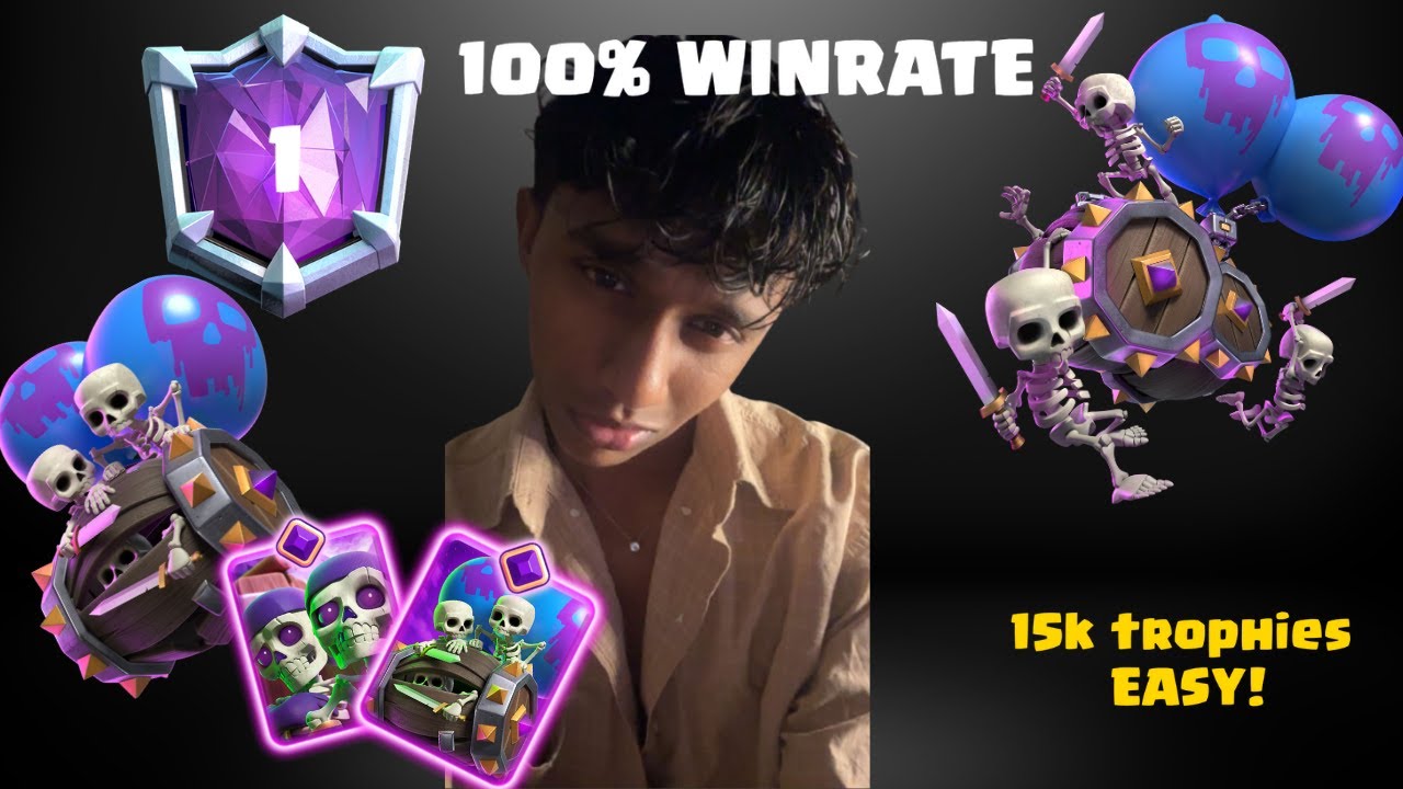 THE BEST EVO SKELETON BARREL DECK! (2025) (100% WINRATE)
