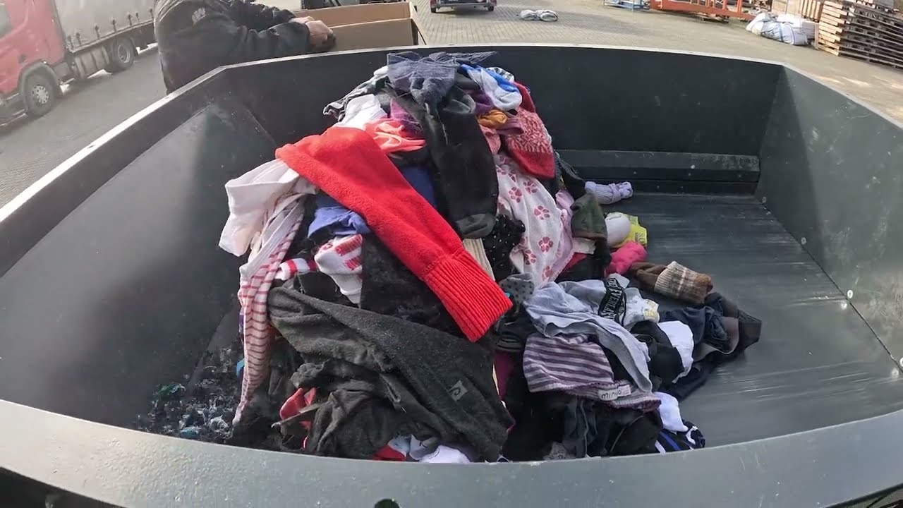 Test shredding of Clothes
