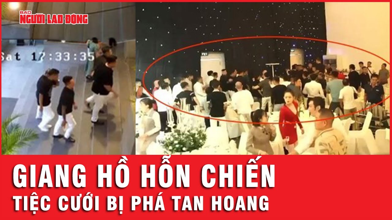 Bắt hai giang hồ hỗn chiến đập phá trong tiệc cưới tại TP HCM | Tin nhanh