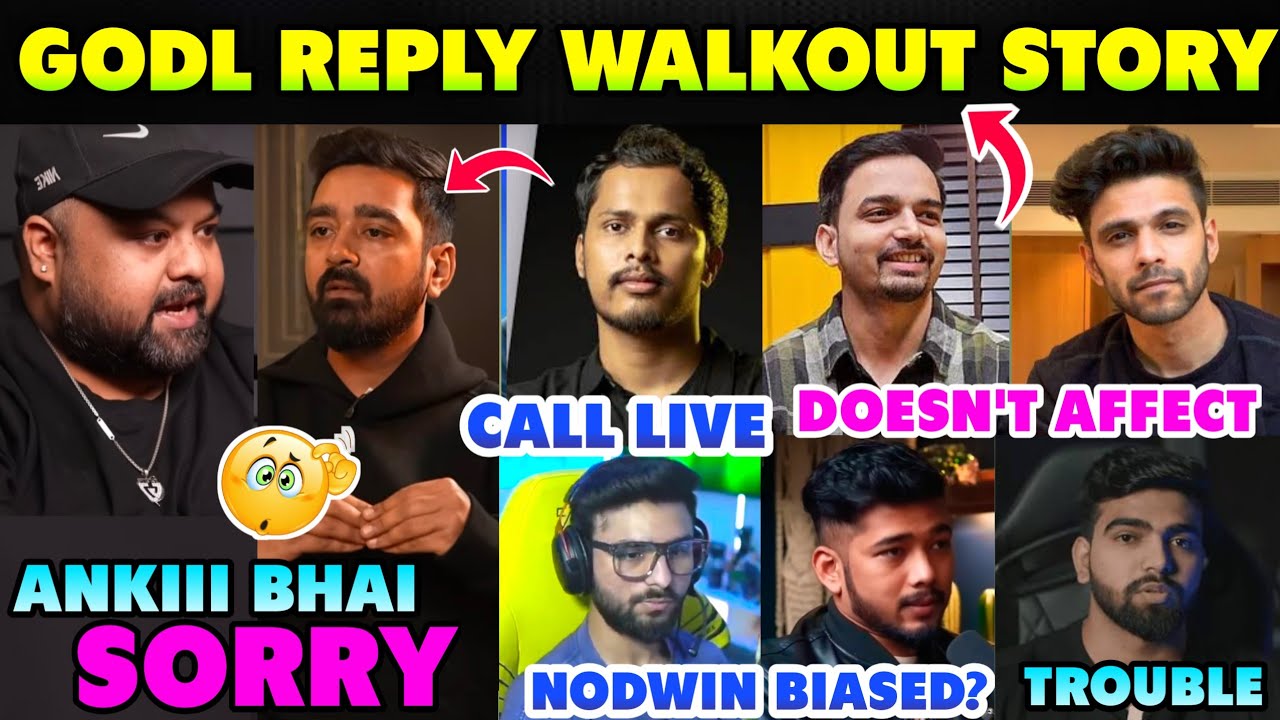 Goldy Da Apologize Ankiibot, Godlike Reply on Walkout, Blame on Scout, Mazy Reply 
