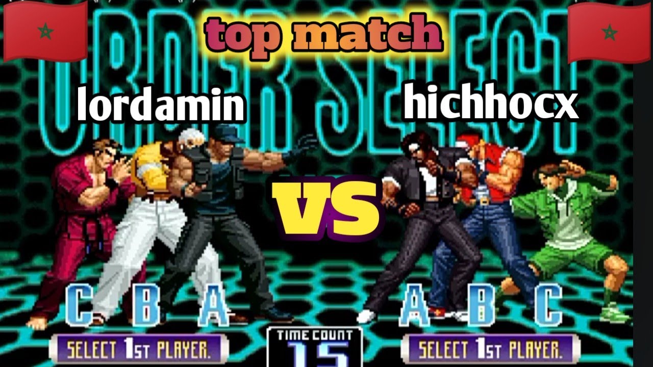 (hichhocx vs lordamin) kof 02 grand final ft 3 ggpo 🇲🇦
