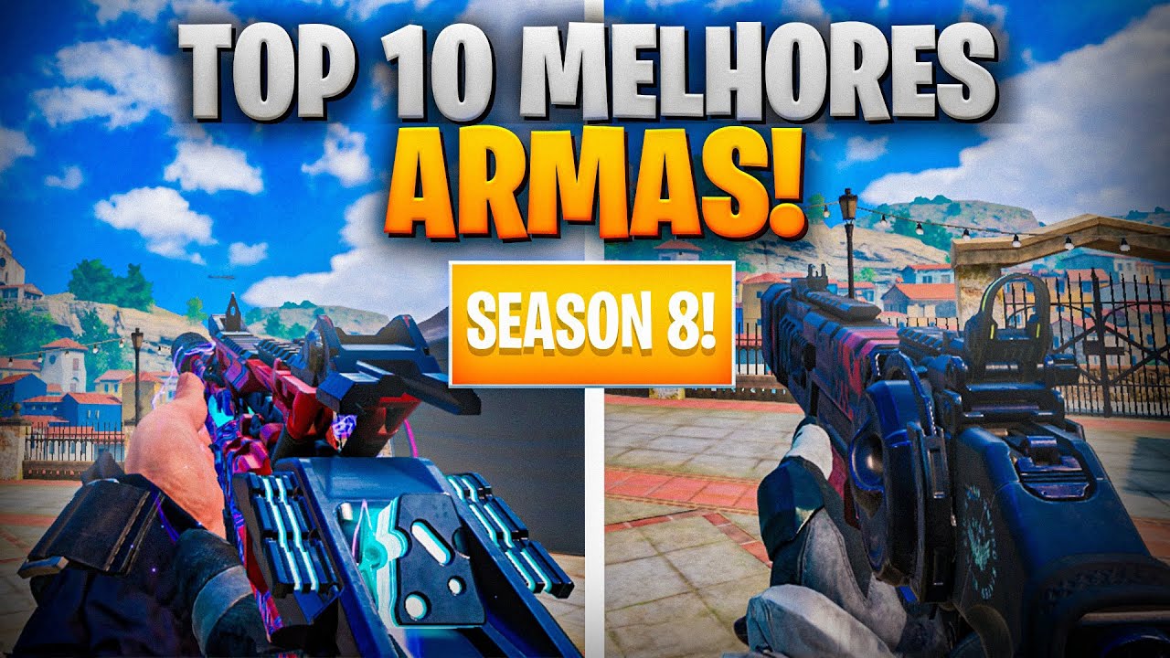 TOP MELHORES ARMAS E CLASSES DA SEASON 8 DO COD MOBILE! (ARMAS META)