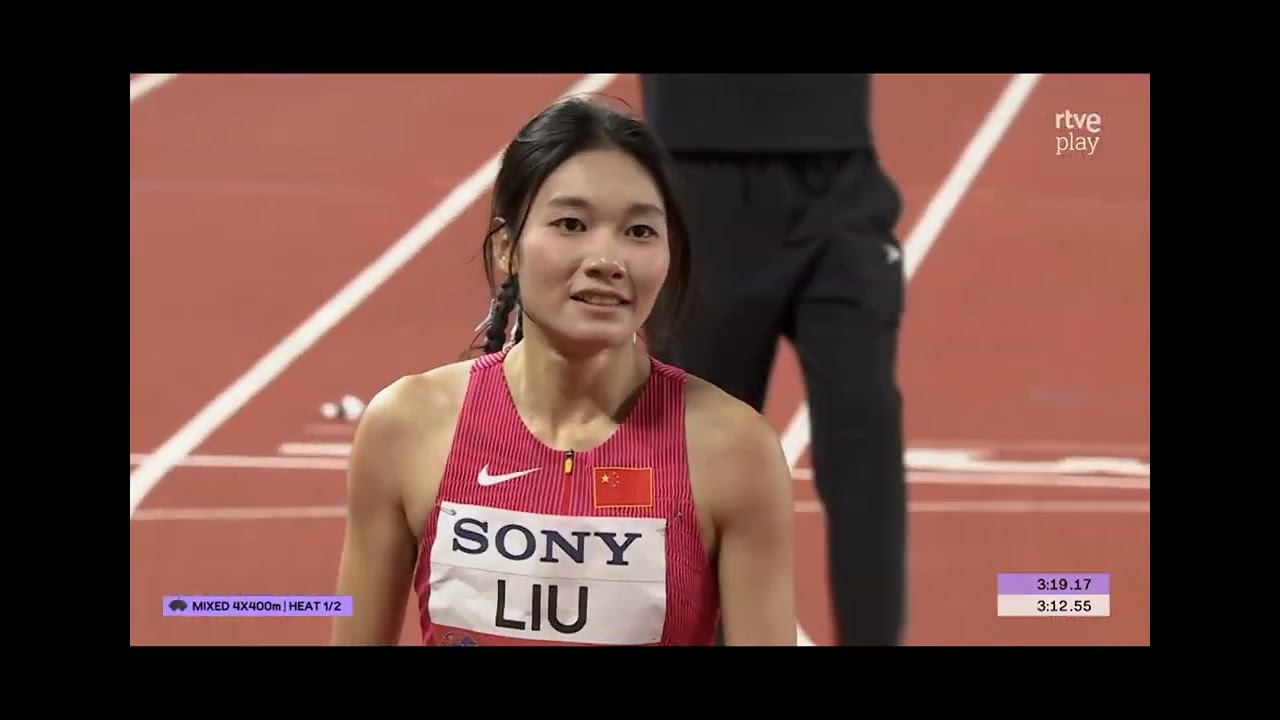 RÉCORD DE ESPAÑA!!!!  David García Zurita. Repesca Mundial Relevos Guangzhou 2025. 4x400 mixto.
