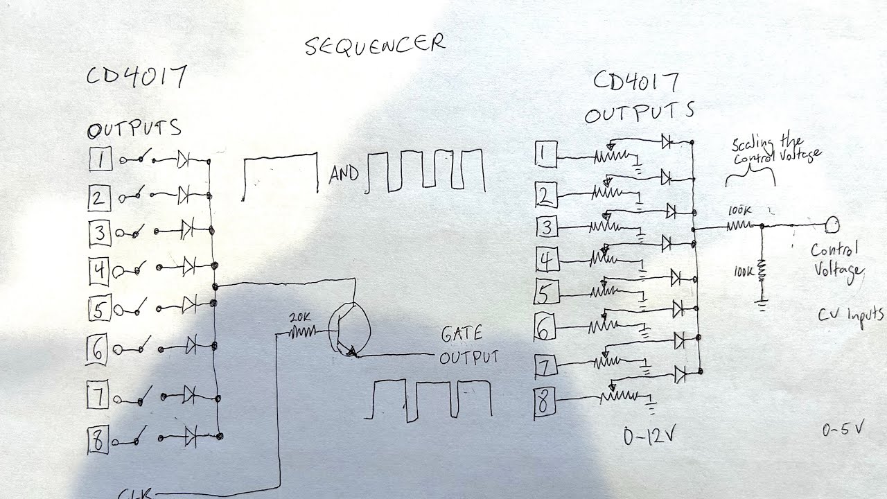 Diy Analog Drum machine sequencer