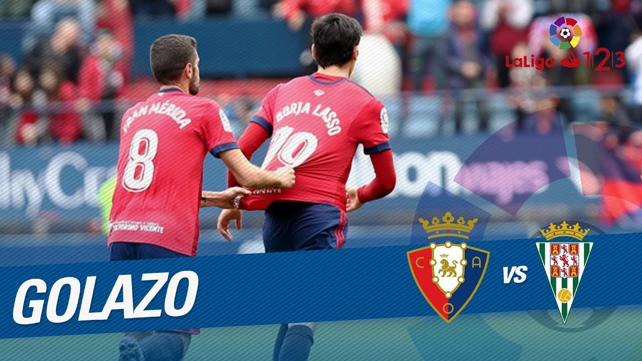 Golazo de Borja Lasso (1-1) Osasuna vs Córdoba CF
