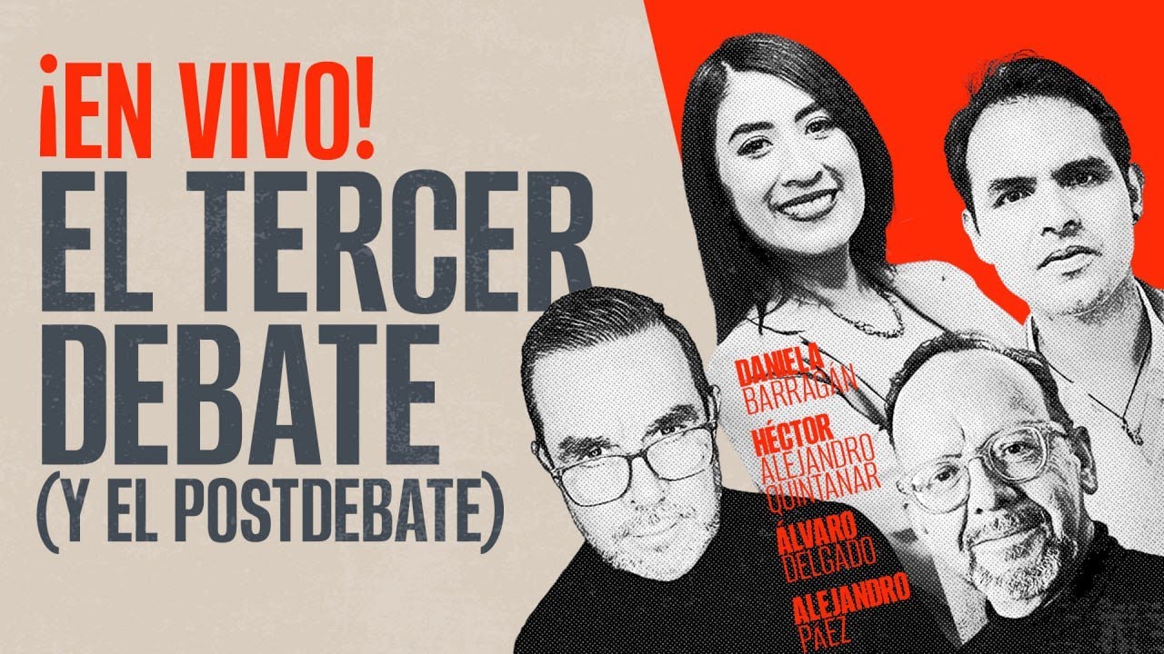 #EnVivo ¬ #SinEmbargoAlAire #TercerDebatePresidencial y el post debate