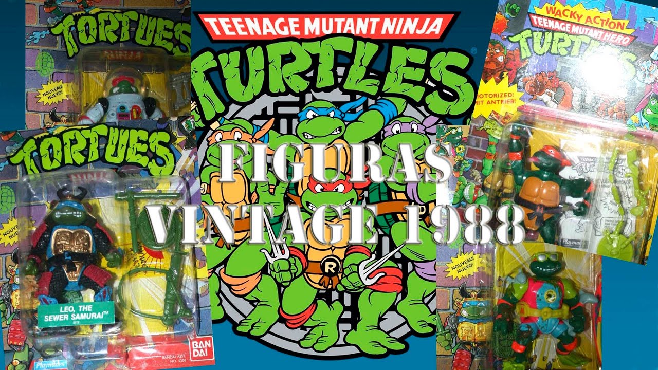 TORTUGAS NINJAS COLECCION JUGUETES VINTAGE ANTIGUOS 1980  tortues turtles TMNT