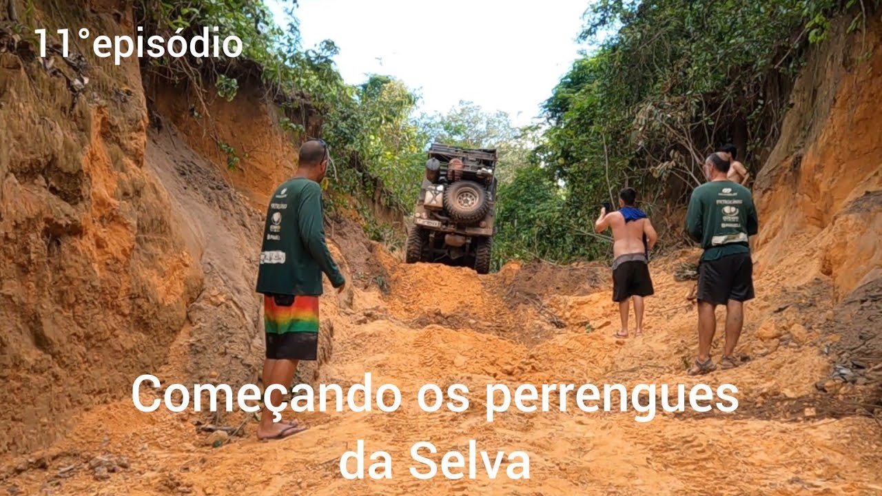 Expedição Rota Amazônica 2024 - 11° Ep- entramos na Floresta começam as quebras e desafios