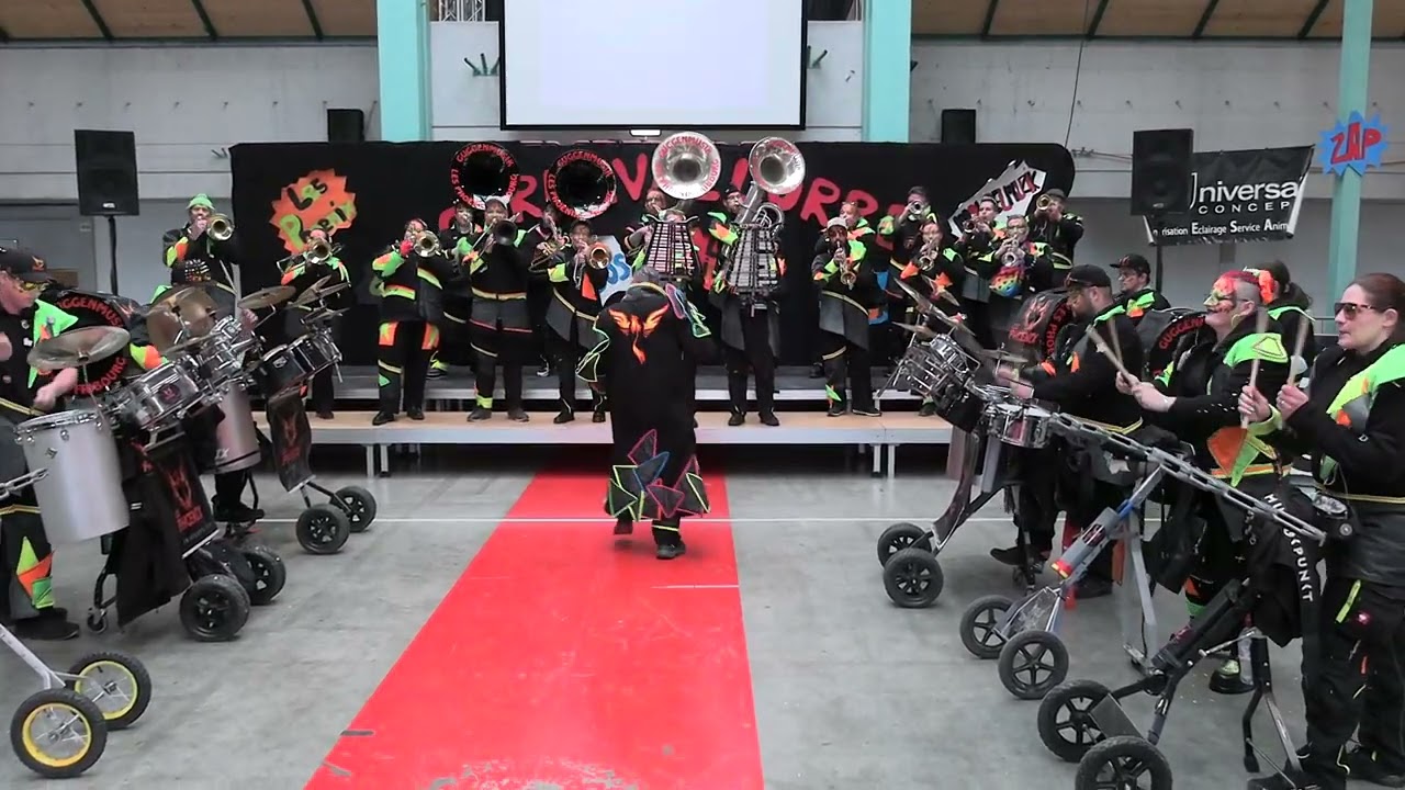Guggenmusik Les Phoenix Fribourg / Carnaval Vallorbe 2024 Part4