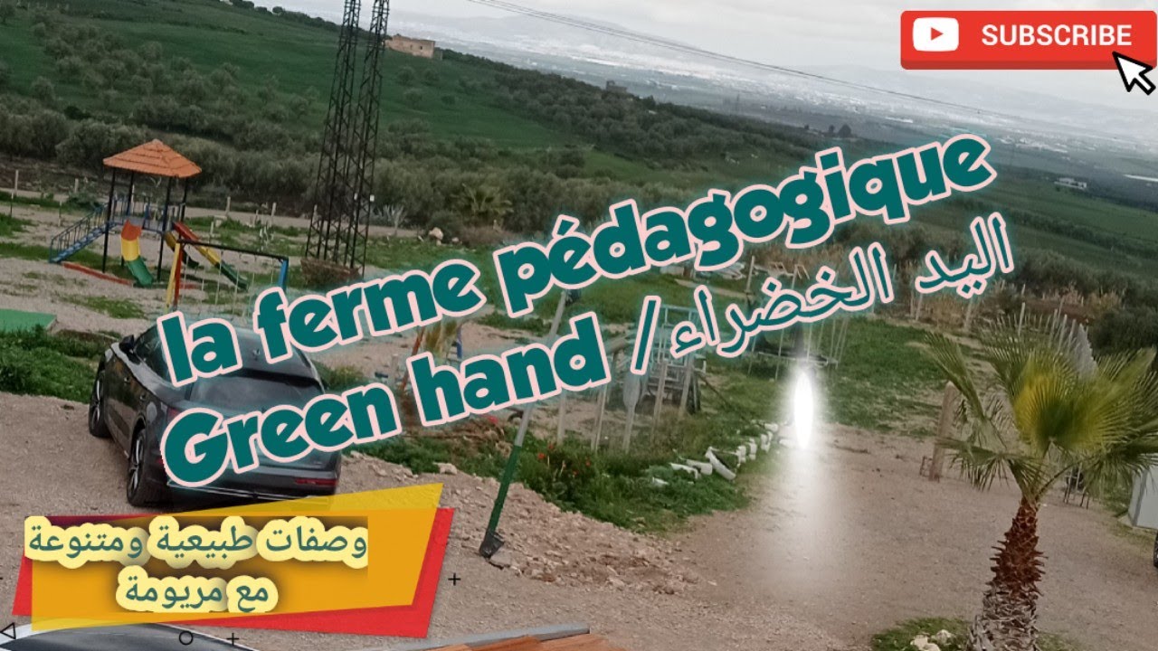 une visite à la ferme pédagogique🌲🌲 green hand  / جولة ممتعة بالمزرعة النموذجية بطريق صفرو