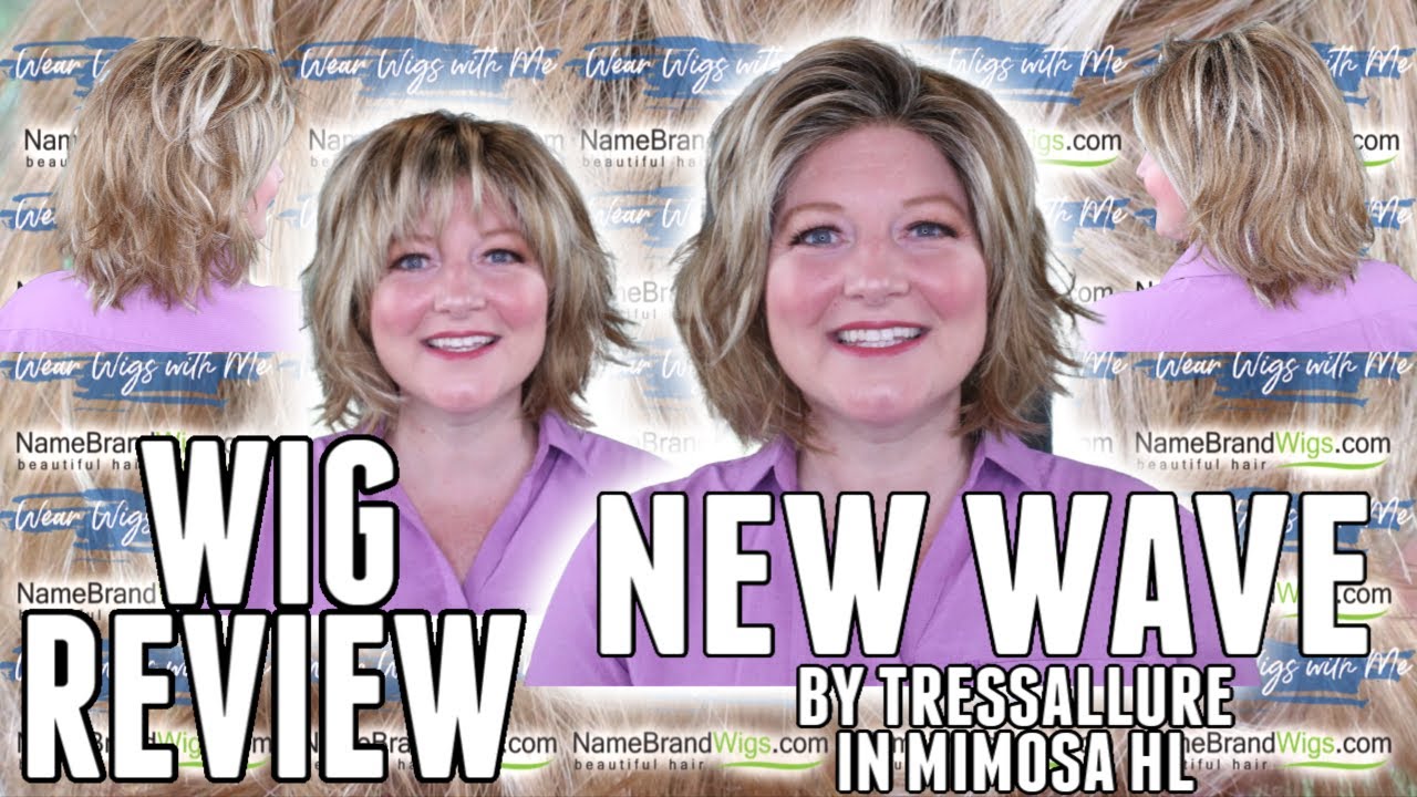 WIG REVIEW New Wave by Tress Allure in Mimosa HL