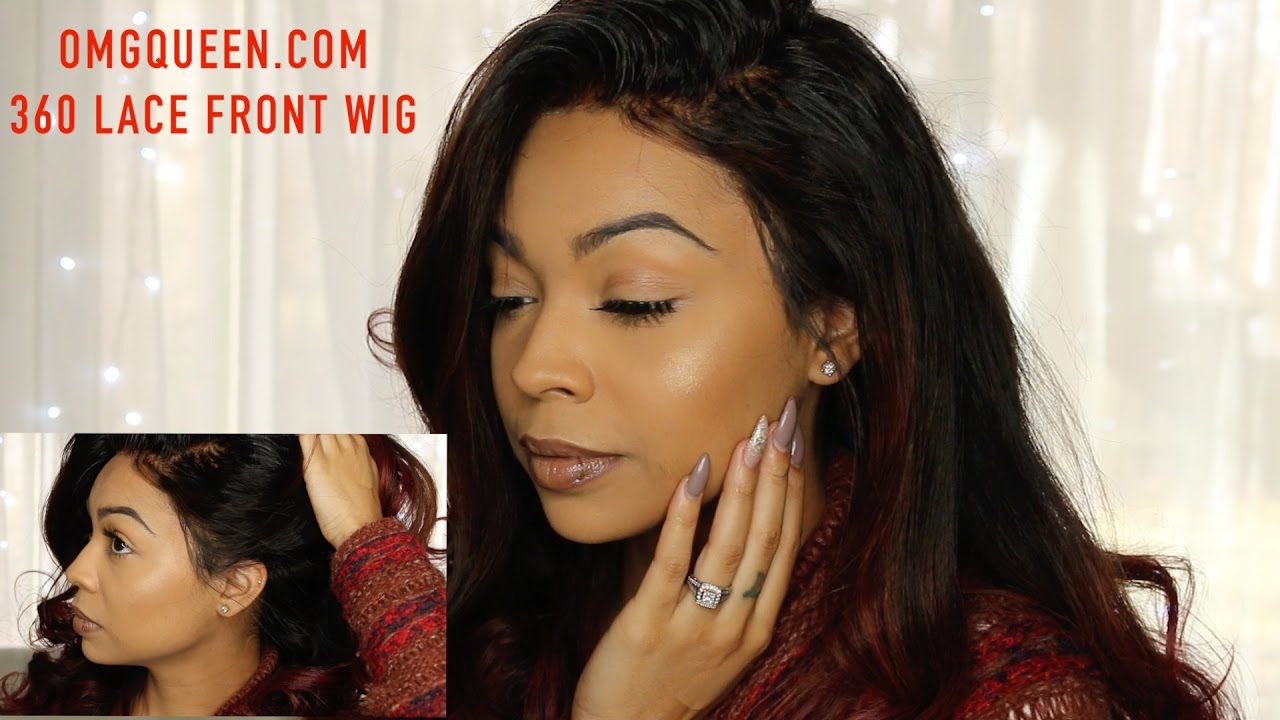 OMGQueen.com | Affordable 360 Lace Frontal Wig | & How I lay my Wig