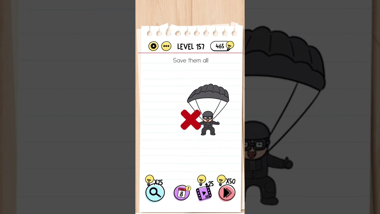 Brain Test Level 157 Answer - Save them all