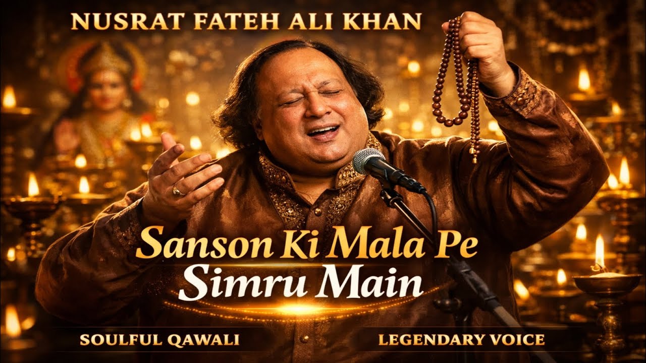 Sanson Ki Mala Pe Simrun Main | Spiritual Sufi Song | Best of Nusrat Fateh Ali Khan | Soul Awakening