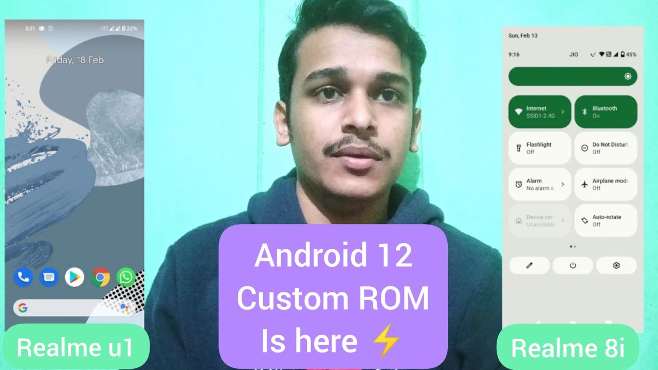 Realme U1 Android 12 Custom Rom | Realme 8i Pixel experience ROM full details review ⚡⚡