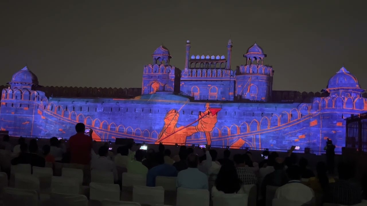 Red fort| Sound and light show at Red fort| Amazing india😱