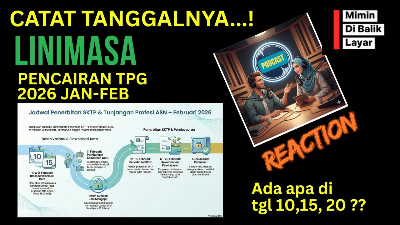 Reaction Podcast : Linimasa Pencairan Tunjangan Profesi