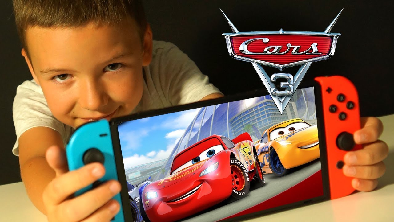 🚗👬 ТАЧКИ 3 ИГРА Прохождение с ПАПОЙ на Nintendo Switch Мультики про Машинки Видео для Детей