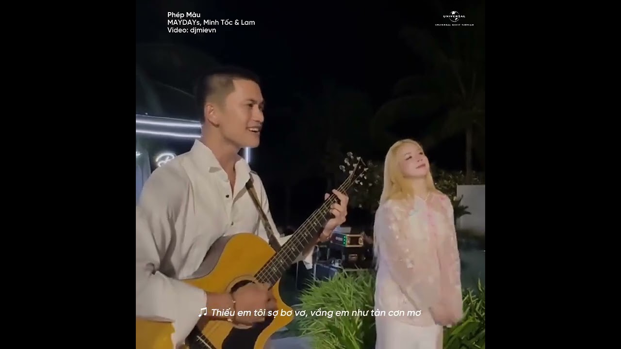 Ph&eacute;p m&agrave;u Live at Mie's Party #cover #acoustic #music