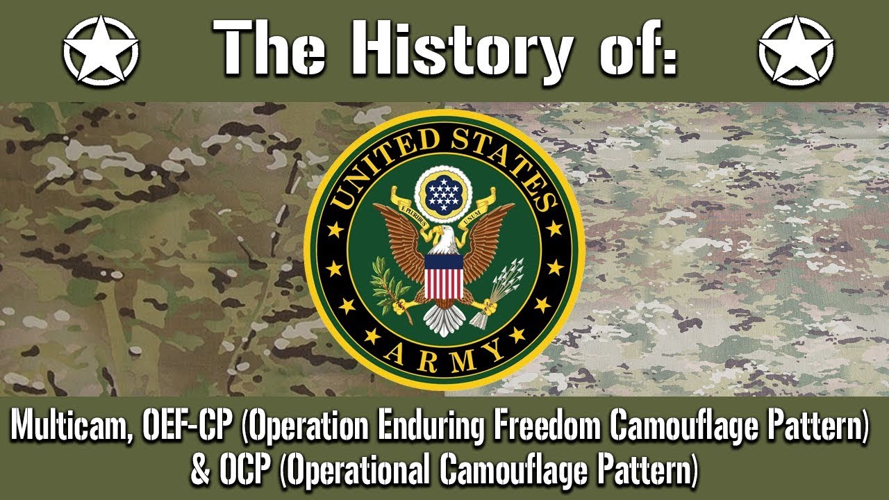 История: многокамерная форма армии США, OEF-CP и оперативная боевая форма (OCP) | История униформы