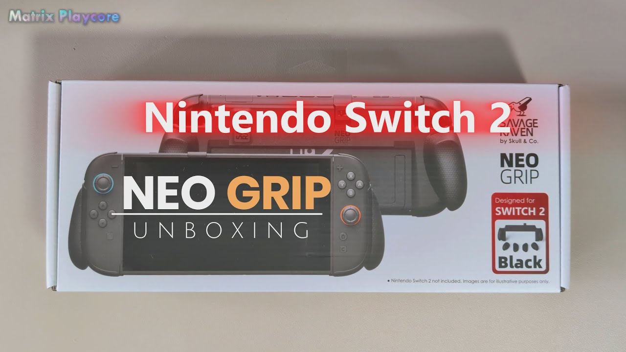Best Grip for Switch 2? Skull & Co. Savage Raven NeoGrip Unboxing!