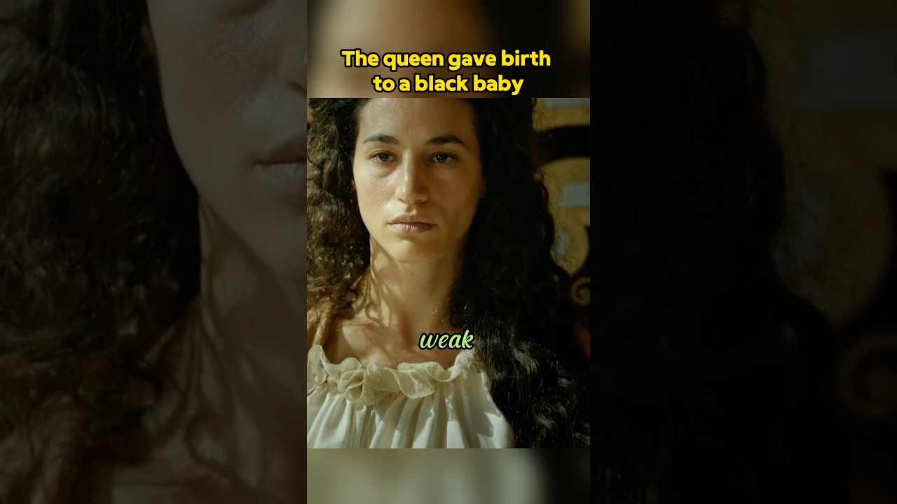 The queen gave birth to a black baby