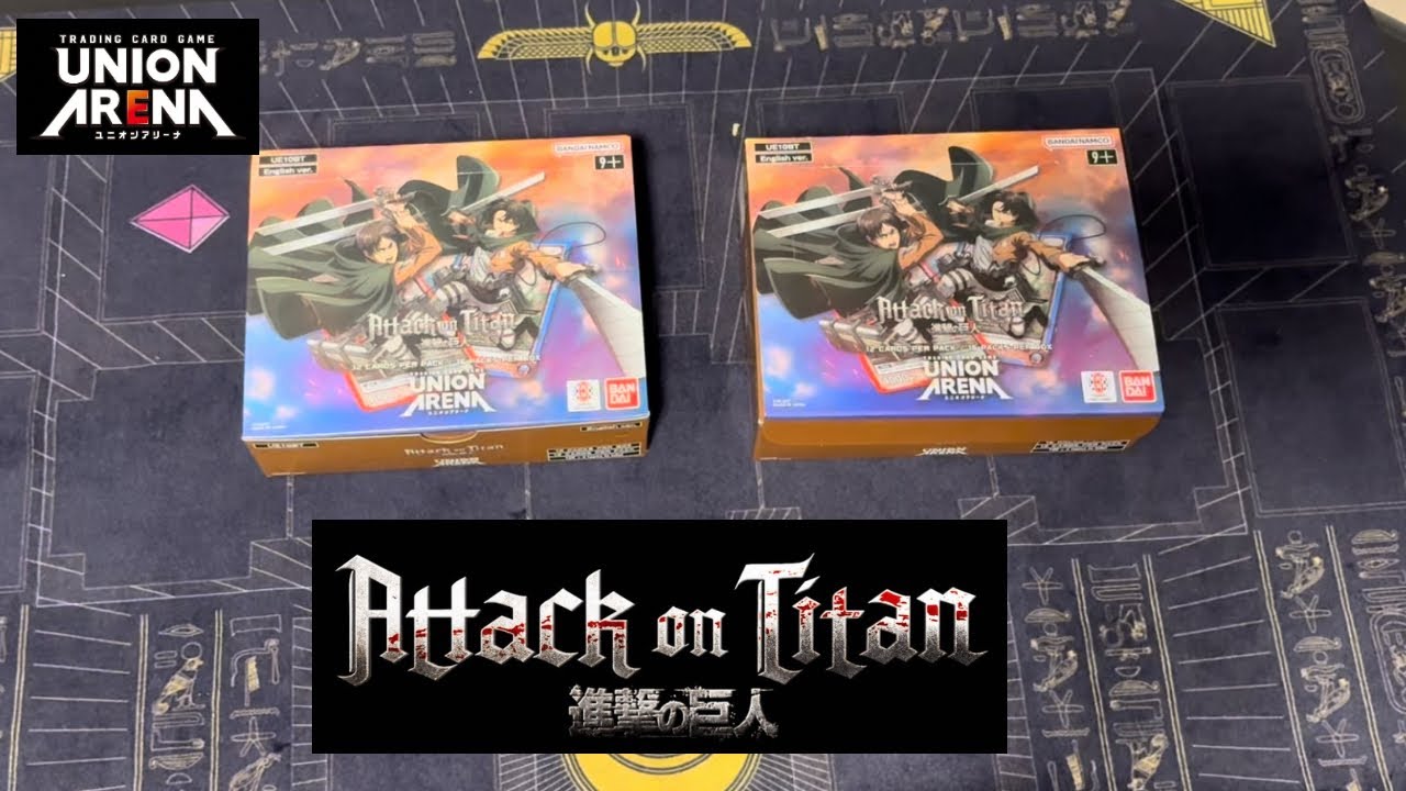 Double Box Opening Attack On Titan \ Union Arena /