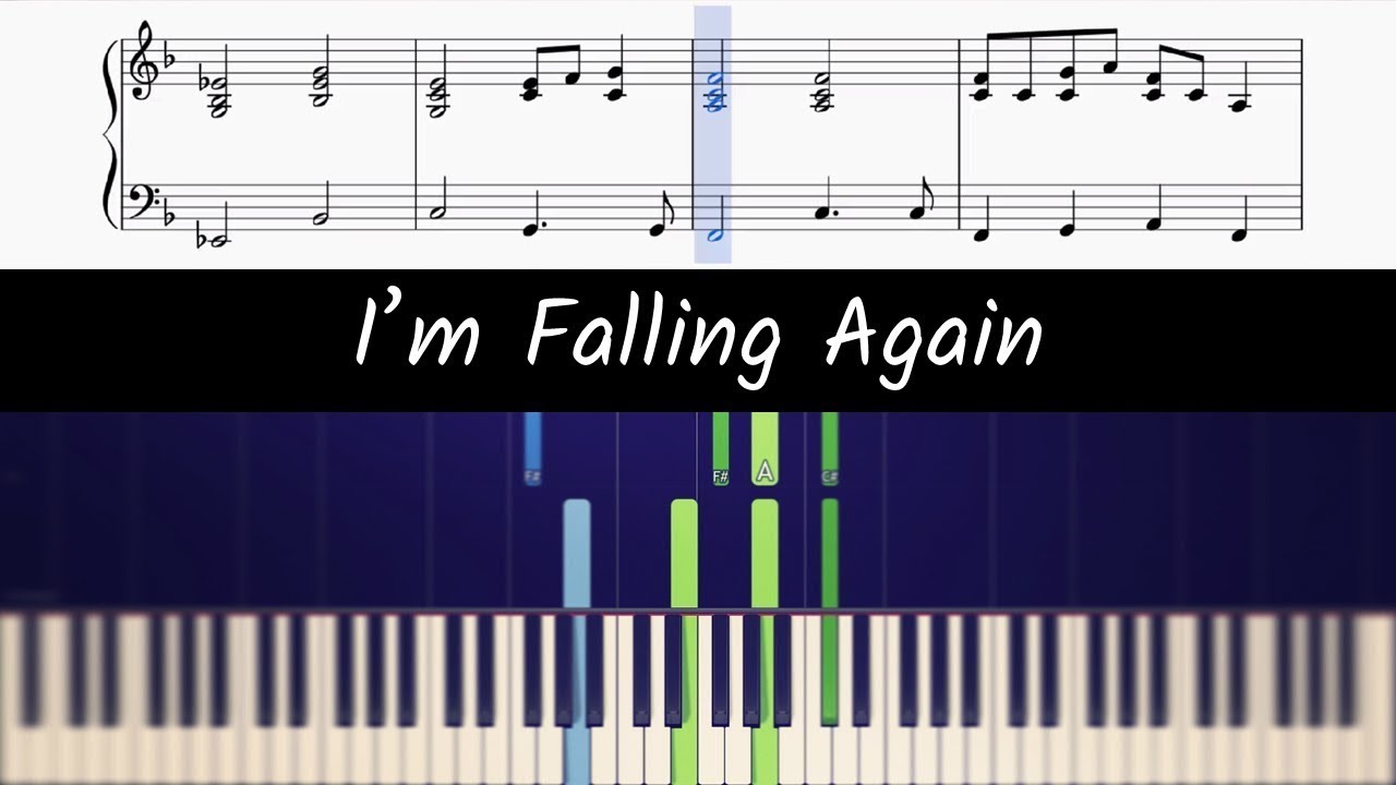 How to play the piano part of Falling by Harry Styles (sheet music)