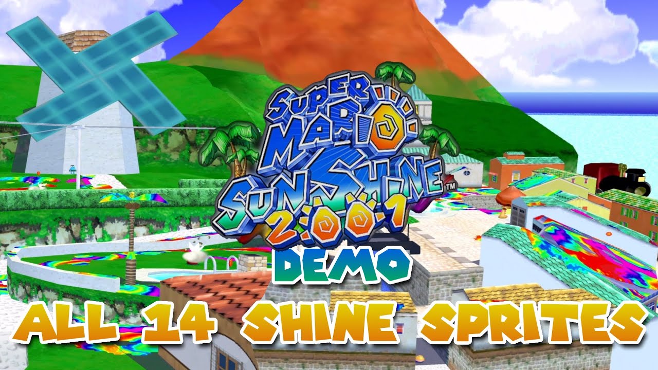 Mario Sunshine 2001 Demo | 100% Walkthrough