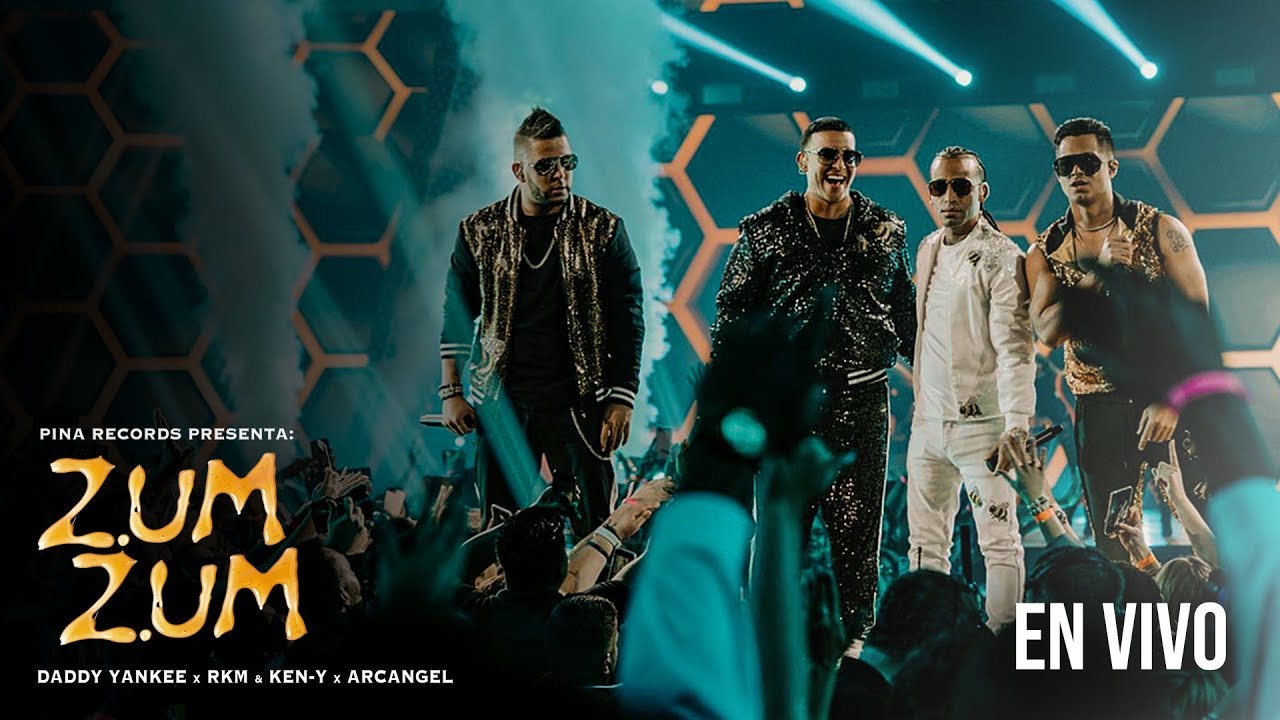 Daddy Yankee , Rkm & Ken-Y , Arcangel  🐝🍯 - Zum Zum [Live Premios Juventud]